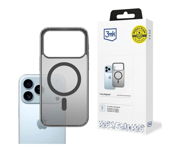 3mk Frosty MagCase Black do iPhone 17 Pro Max - 1360697 - zdjęcie